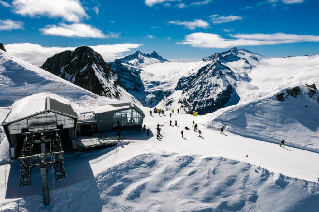 Ski Resort in Snow